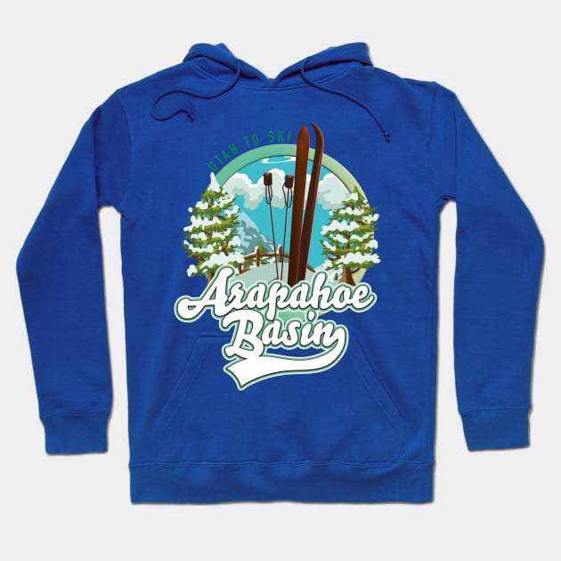 Arapahoe Basin Utah skiing logo Hoodie by nickemporium1